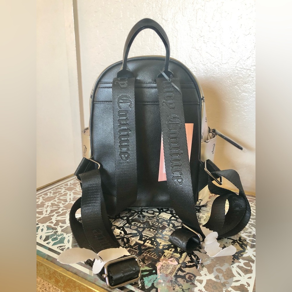 Juicy Couture Gold with Rainbow Hue Small Backpack NWT - Picture 3 of 7